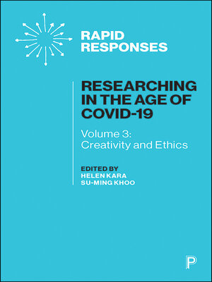 cover image of Researching in the Age of COVID-19, Volume III